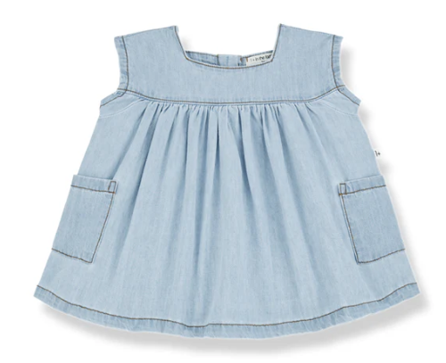 1+ IN THE FAMILY CARLOTTA SS DRESS (18M-48M)