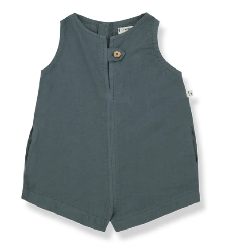 1+ IN THE FAMILY FLORA SHORT OVERALL(6M-24M)
