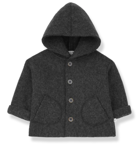 1+ IN THE FAMILY HOODED JACKET (9M-48M)