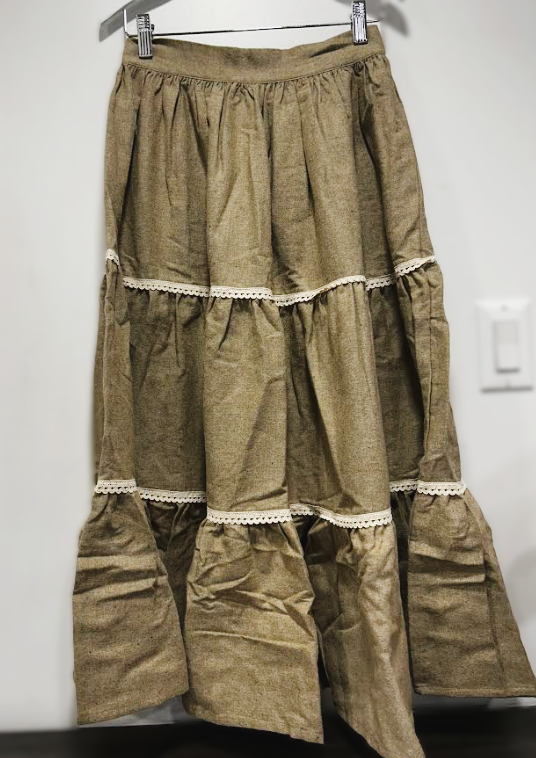 ATELIER PARSMEI LAYERED SKIRT W/SMOCK WAIST (12-20Y)