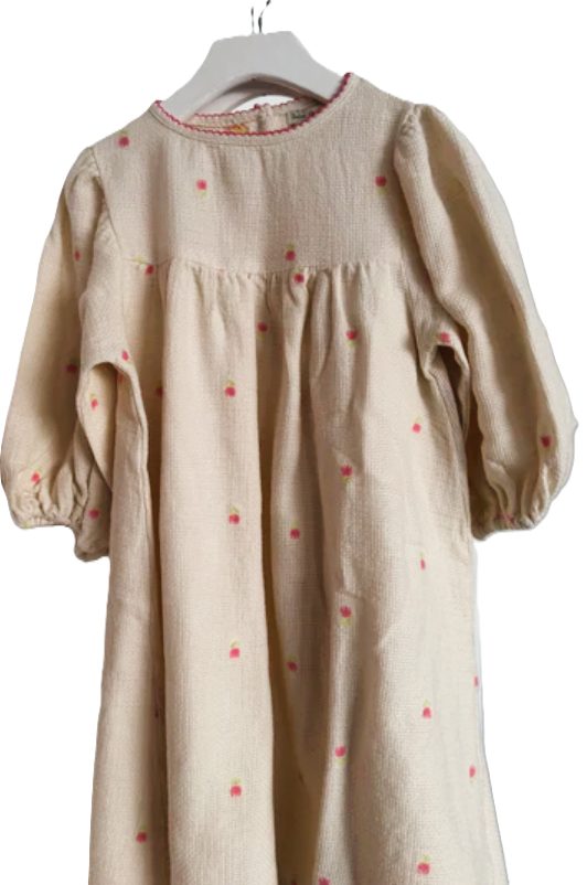 BEBE ORGANIC 3/4 SLEEVES DELILAH DRESS(6-12Y)