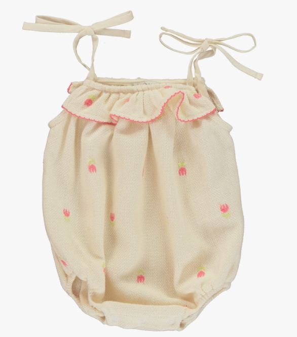 BEBE ORGANIC DELILAH ROMPER (6M-24M)