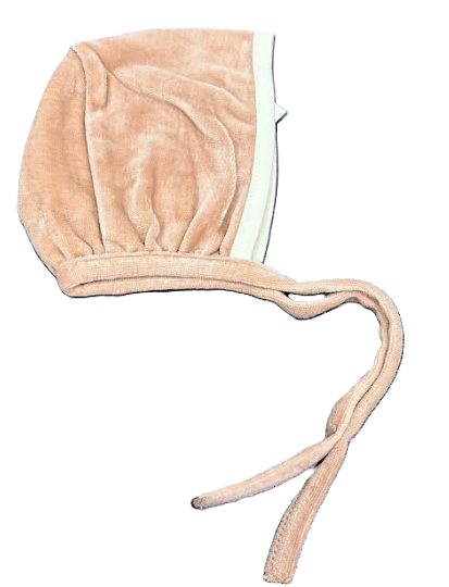BEBE ORGANIC IRIS VELOUR BONNET (NB-6M)
