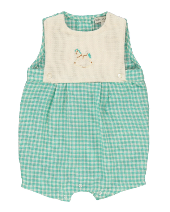 BEBE ORGANIC LEO ROMPER (6M-24M)