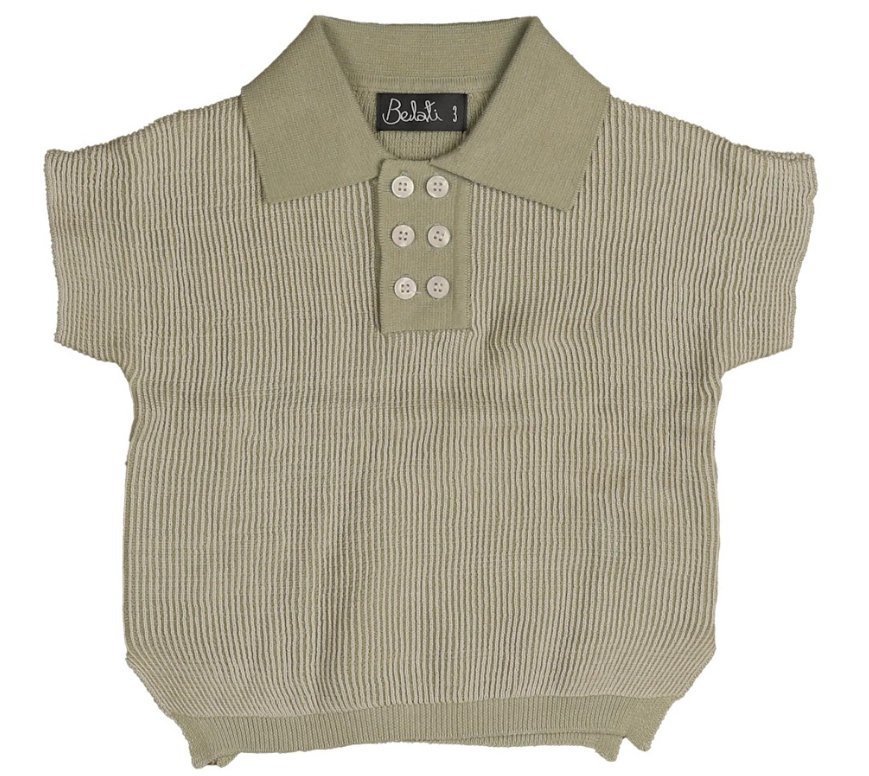 BELATI BOXY TEXTURED KNIT TOP (2-8Y)
