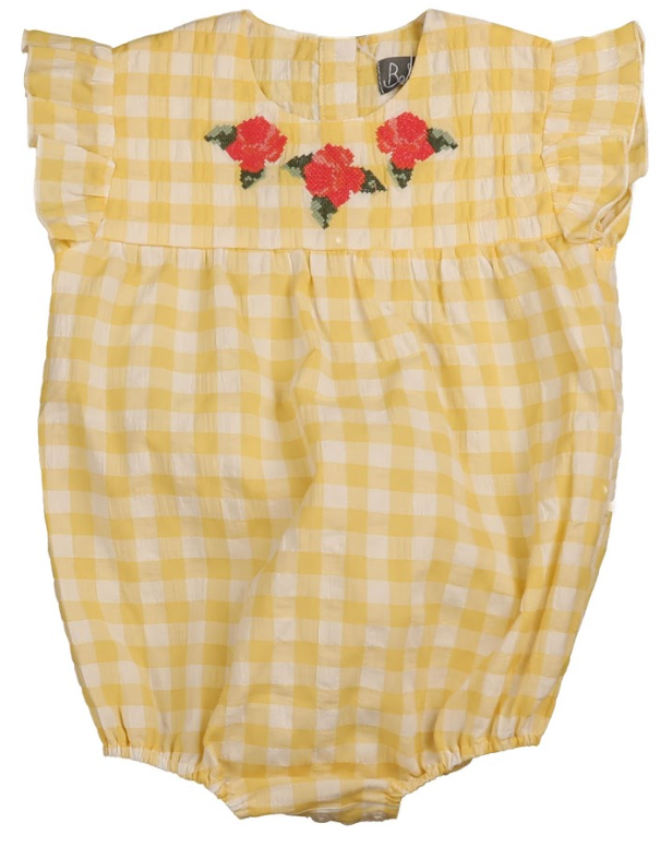 BELATI EMBROIDERY FLOWER ROMPER (9M-2Y)