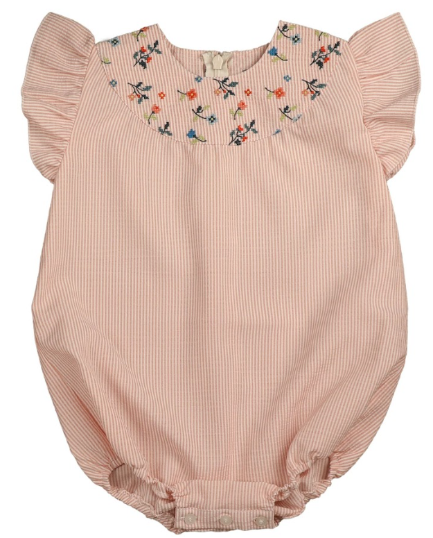 BELATI EMB ROUND YOKE ROMPER (6M-2Y)
