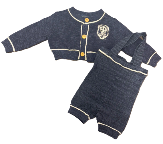 BELATI SLUB EMBLEM LONG BABY SET (9M-3Y)