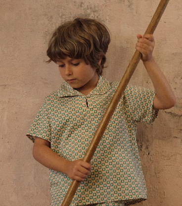 BENE BENE BLOCK HALF SHIRT (3-6T)
