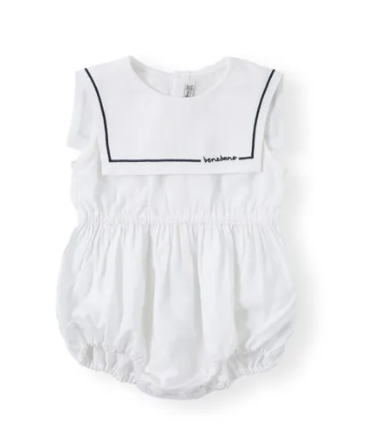 BENE BENE MARINE COLLAR ROMPER (12M-24M)