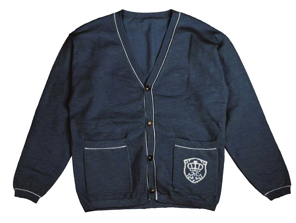 BELATI SLUB EMBLEM CARDIGAN (3-22Y)