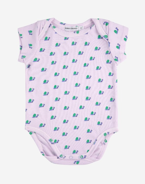 BOBO CHOSES FUNNY SNAIL BODYSUIT (6M-18M)