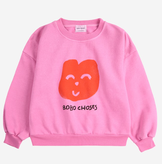 BOBO CHOSES JOYFUL FACE SWEATSHIRT (2-11Y)