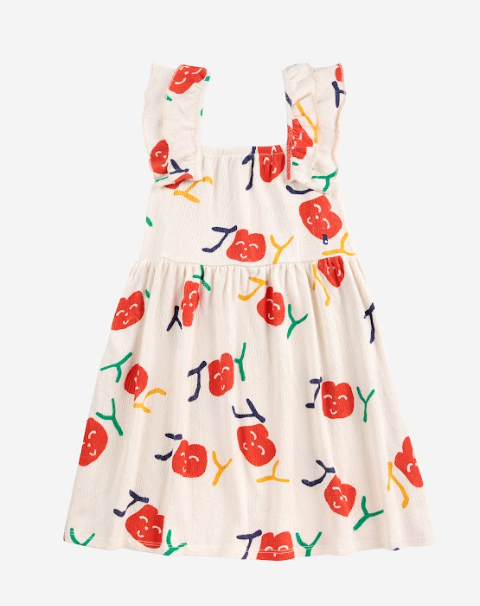 BOBO CHOSES SMILING RUFFLE DRESS (2-11Y)