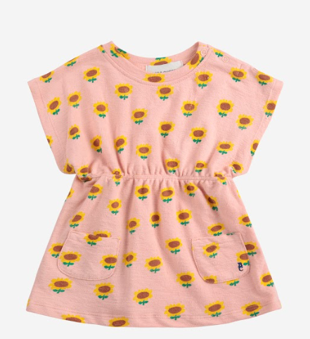 BOBO CHOSES SUNFLOWER BABY DRESS (18M-24M)