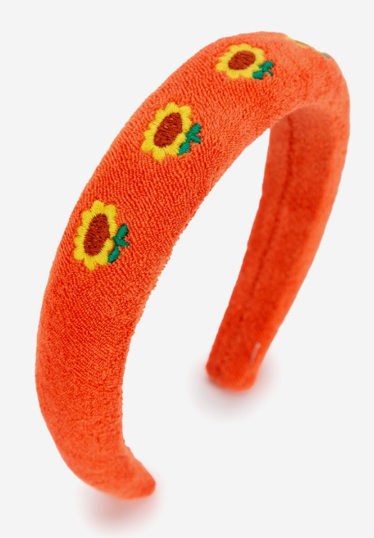 BOBO CHOSES SUNFLOWER EMB TERRY HEADBAND (OS)