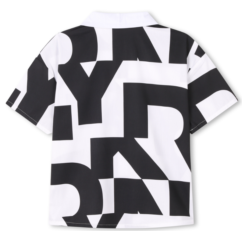 DKNY BUTTON DOWN LOGO SHIRT (4-10A)
