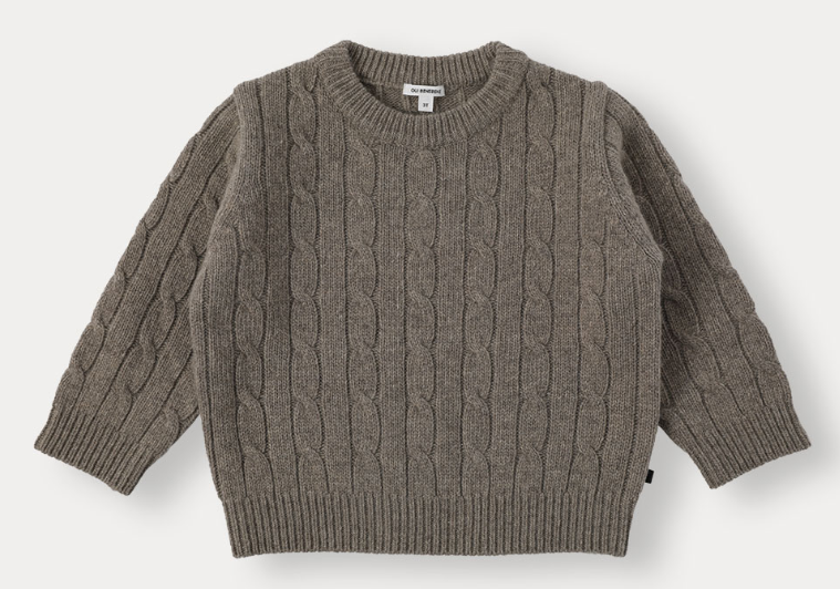 BENE BENE BABY CABLE WOOL KNIT PULLOVER(12M-24M)