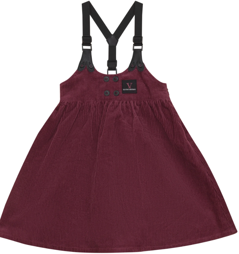 CALLA LILI GIRLS DRESS W/SUSPENDERS (2-10Y)