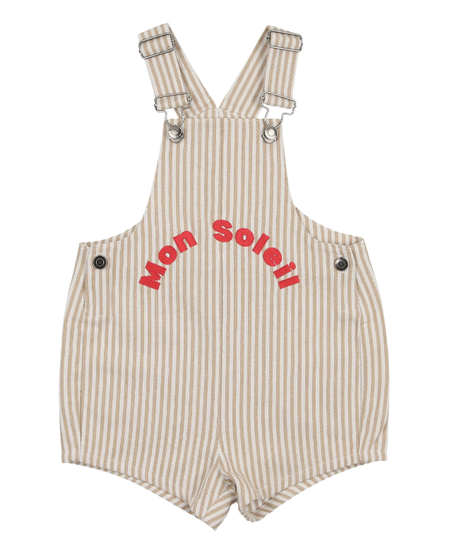 COCO BLANC GRAPHIC OVERALLS (12M-3Y)