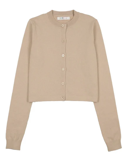 COCO BLANC KNIT CARDIGAN (10-20Y)