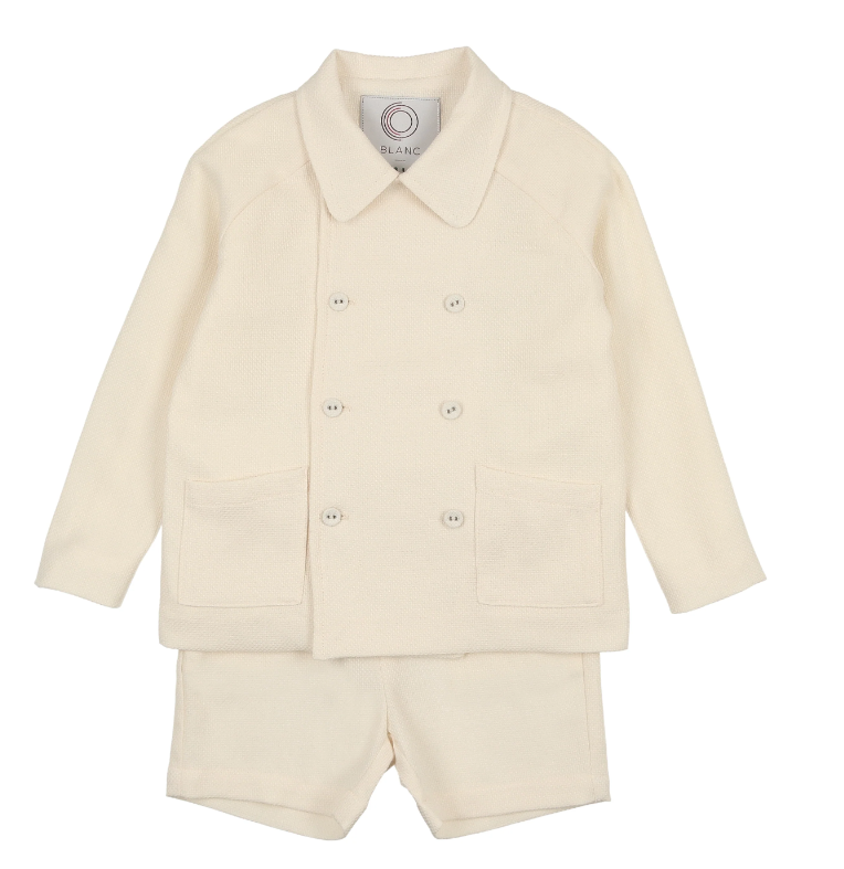 COCO BLANC LINEN SUIT (2-6Y)
