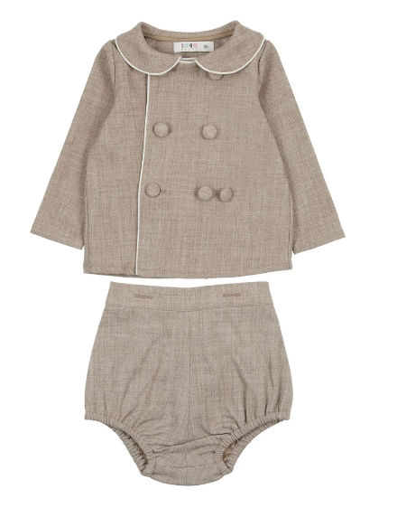 COCO BLANC PETER PAN BLOOMER SET (9M-4Y)