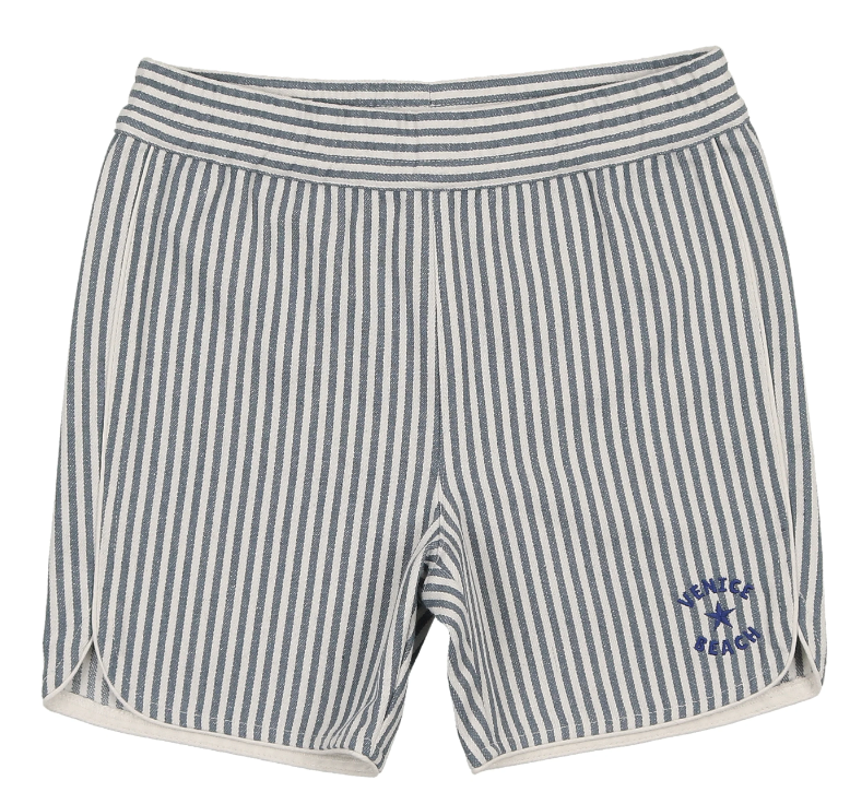 COCO BLANC STRIPED BIKER SHORTS(2-6Y)