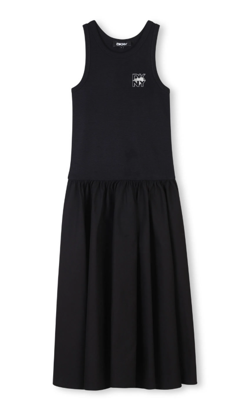 DKNY SLEEVELESS LONG DRESS (6-14A)