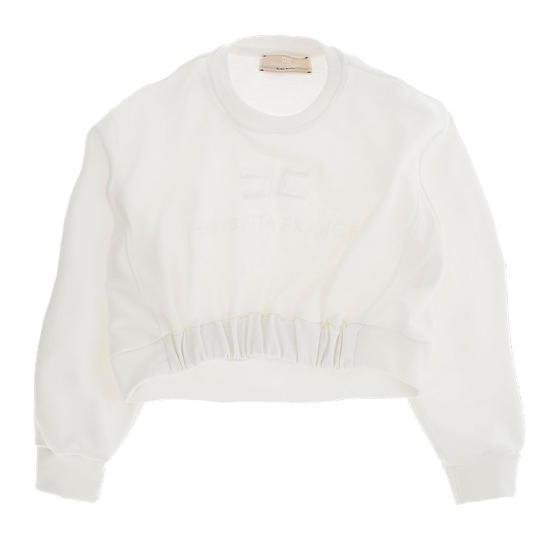 ELISABETTA FRANCI EMB CROP SWEATSHIRT(10-12+)
