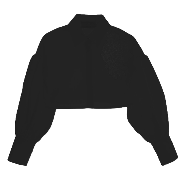 ELISABETTA FRANCI EMB POPELINE SHIRT (10-12+)