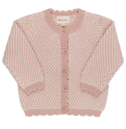 ELY & CO BUBBLE KNIT CARDIGAN (6M-2T)