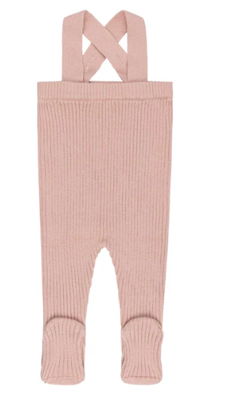 ELY & CO BUBBLE KNIT RIBBED OVERALLS (6M-2T)