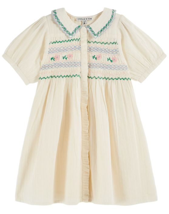 EMILE & IDA SMOCK ROBE (2-8A)
