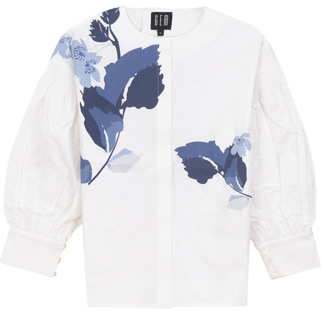 GEM PUFF SLEEVE BLOUSE (XS-XL)