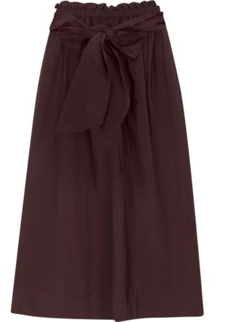 GEM TAFFETA GATHERED SKIRT (XS-XL)