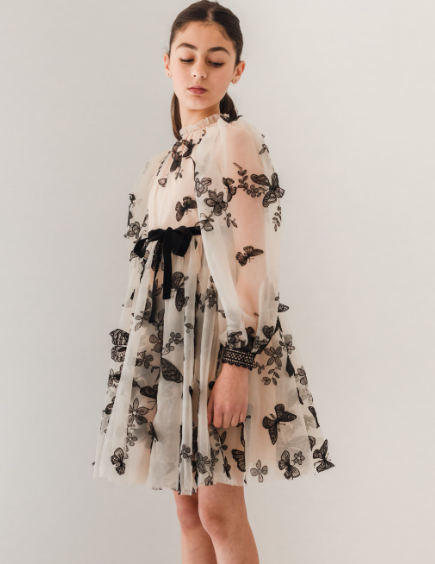 GOLD LABEL BUTTERFLY TULLE DRESS (3-14Y)