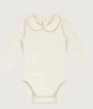 GRAY LABEL BABY COLLAR ONESIE (0M-24M)