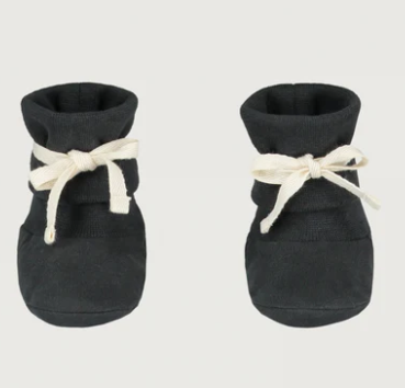 GREY LABEL BABY RIBBED BOOTIES(0-6M)