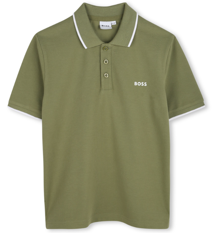 HUGO BOSS SHORT SLEEVE POLO TOP (4-10A)