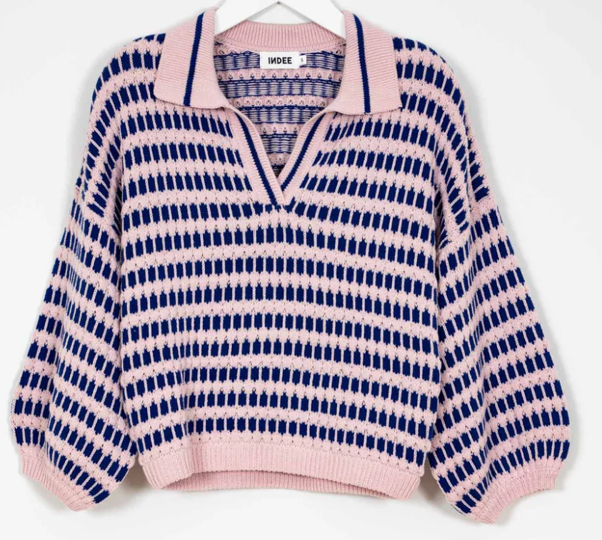 INDEE SABLON POLO PULLOVER (10-L)