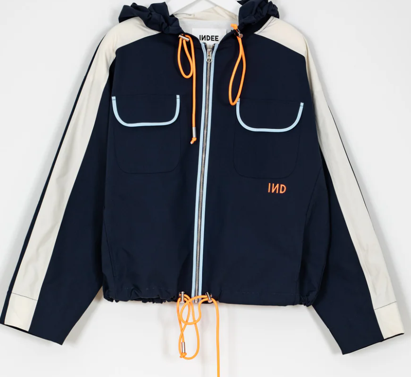 INDEE HOODED RAIN JACKET (10Y-L)