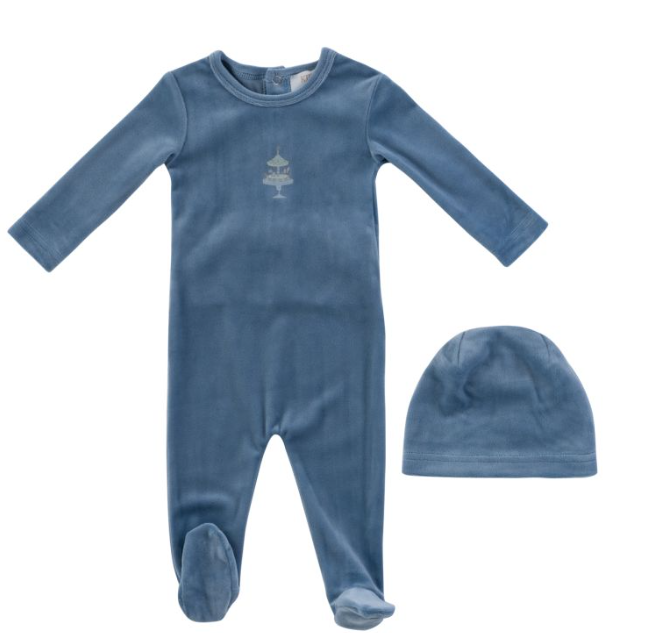 KIPP BABY PARTY CAKE FOOTIE W/HAT (3M-6M)