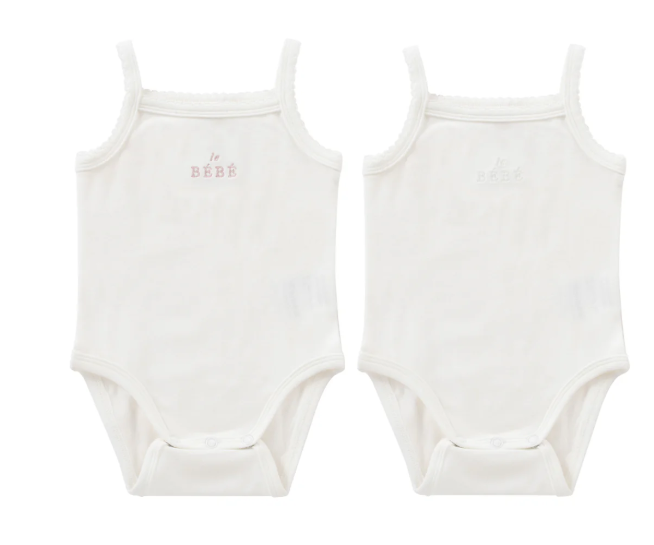KIPP BEBE ONESIE SET OF 2 (NB-24M)