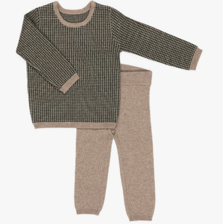 KIPP HOUNDSTOOTH 2PC SET (12M-24M)