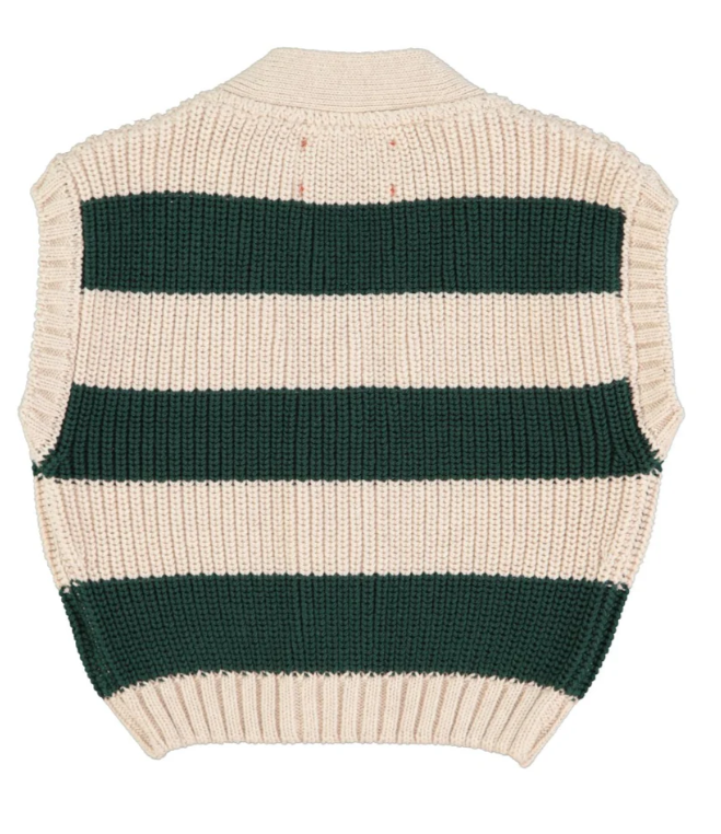 PIUPIUCHICK KNITTED WAISTCOAT (3-14Y)