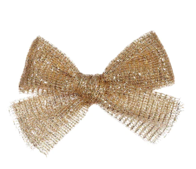 KNOT TULLE BOW CLIP (OS)