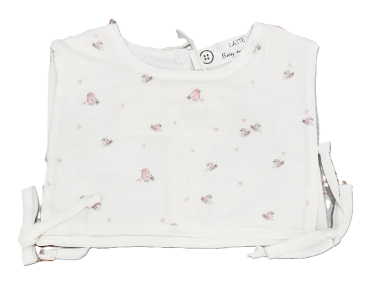 LATTE BABY BIRD VEST (3M-9M)