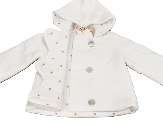 LATTE BABY STAR JACKET (3M-9M)