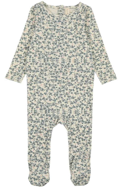 LILETTE ALL OVER FLORAL FOOTIE (12M-24M)